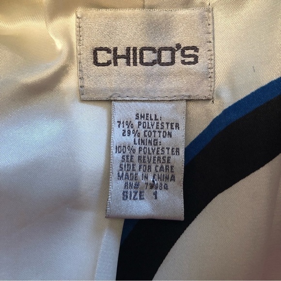 Chico’s Blazer Jacket  size 1= M/8 - Picture 9 of 9